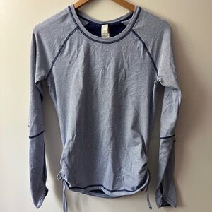 Lucy Ruched Long Sleeve Workout Top